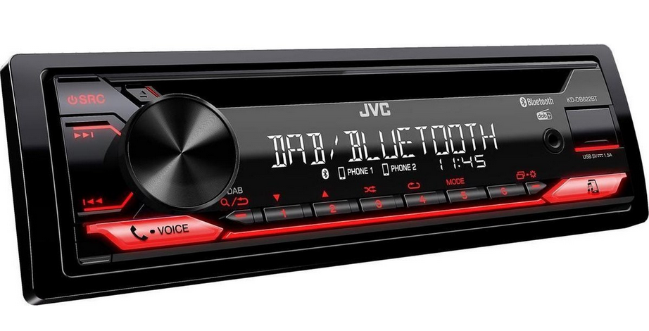 JVC KD-DB622BTT9 autoradio met DAB+en CD-speler