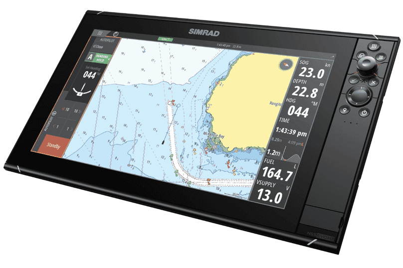 Simrad NSS16 evo3S kaartplotter inclusief 500 euro Simrad spring deal voordeel