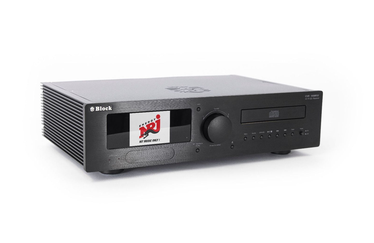 Block Audio CVR-100+ MKIII black met Cd-speler en internet radio ingebouwd