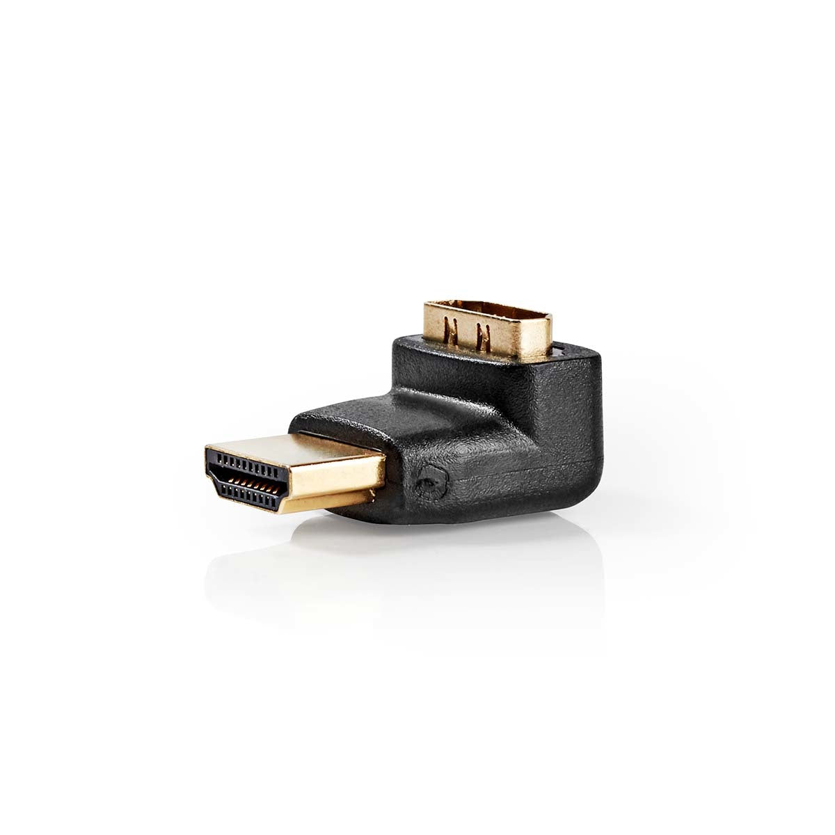 Nedis HDMI Adapter verloopplug HDMI female connector naar haaksmodel HDMI male