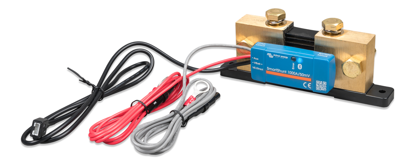 Victron SmartShunt 1000A/50mV IP65 alles-in-een batterijmonitor