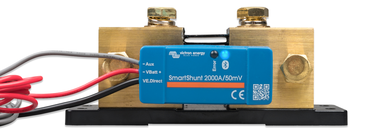 Victron SmartShunt 2000A/50mV IP65 alles-in-een batterijmonitor