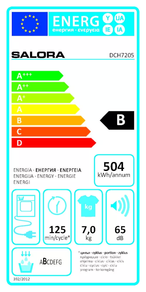 Salora DCH7205 Condens droger