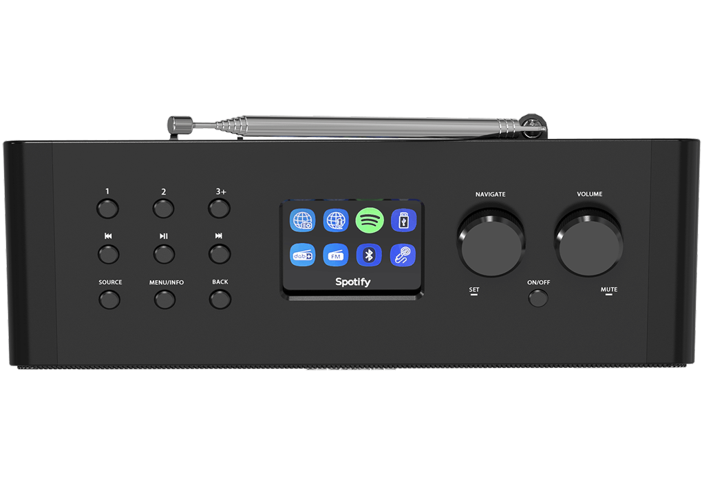 Kenwood CR-ST90S-B radio met internet radio, DAB+ en FM radio