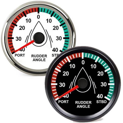 Hollex Roerstandmeter Type 2 ø85 mm inbouw 12/24 Volt 0-190 Ohm wit (zonder transducer)