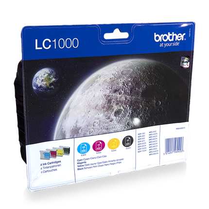 Brother LC-1000VALBP valuepack alle kleuren