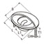 Marinetech Waterski Haak 92x62 mm voor spiegel