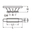 Marinetech Designkikker Recht 200x35 mm