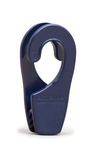 Fastfender 25 mm blauw fenderhaak tot ø 25 mm railing en 6 tot 12 mm lijn (2 stuks)