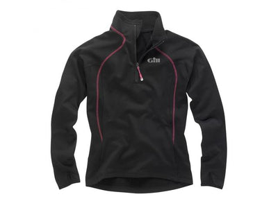 Gill Women's Thermogrid Zip Neck Top, therische dames middenlaag trui met nekrits