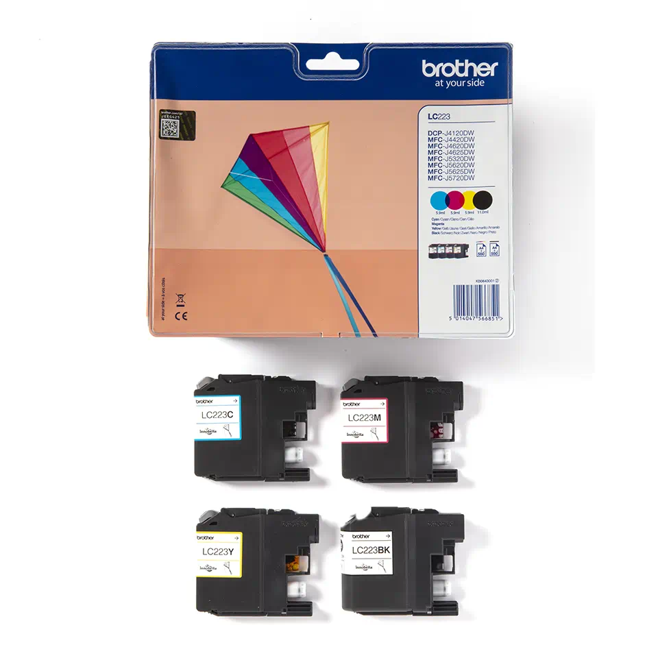 Brother LC-223VALBP Cartridge geschikt tot max 550 pagina´s