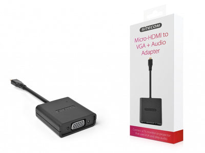 Sitecom CN-355 Micro-HDMI to VGA + Audio Adapter