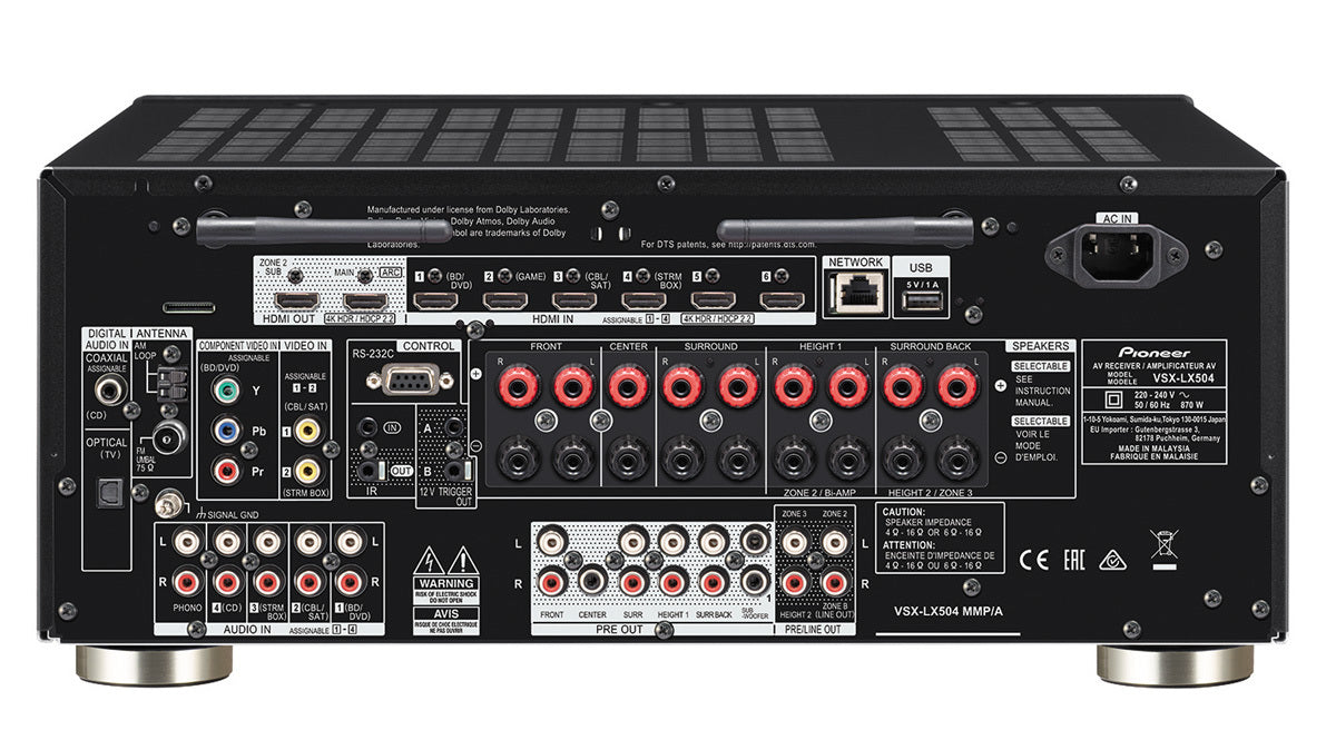 Pioneer VSX-LX504-S surround receiver