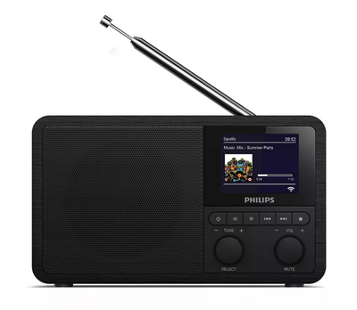 Philips TAPR802/12 draagbare radio met internet radio en DAB+