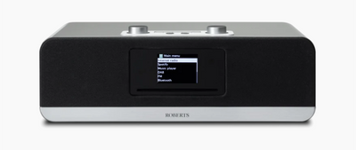 Roberts Stream 67 zilver met ingebouwde CD speler, USB, 30x presets