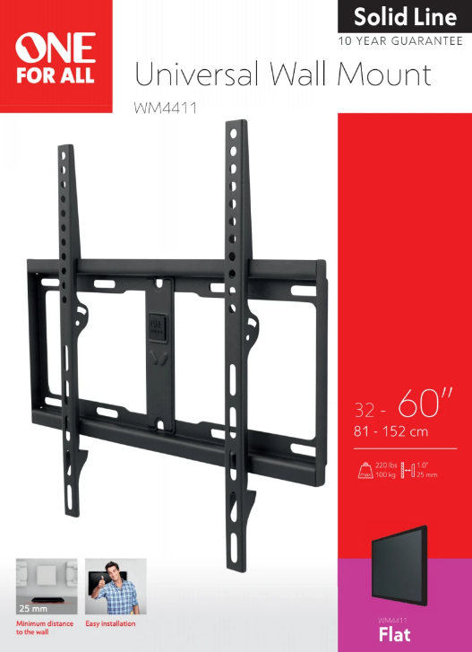 One for All WM4411 Ophangbeugel Solid