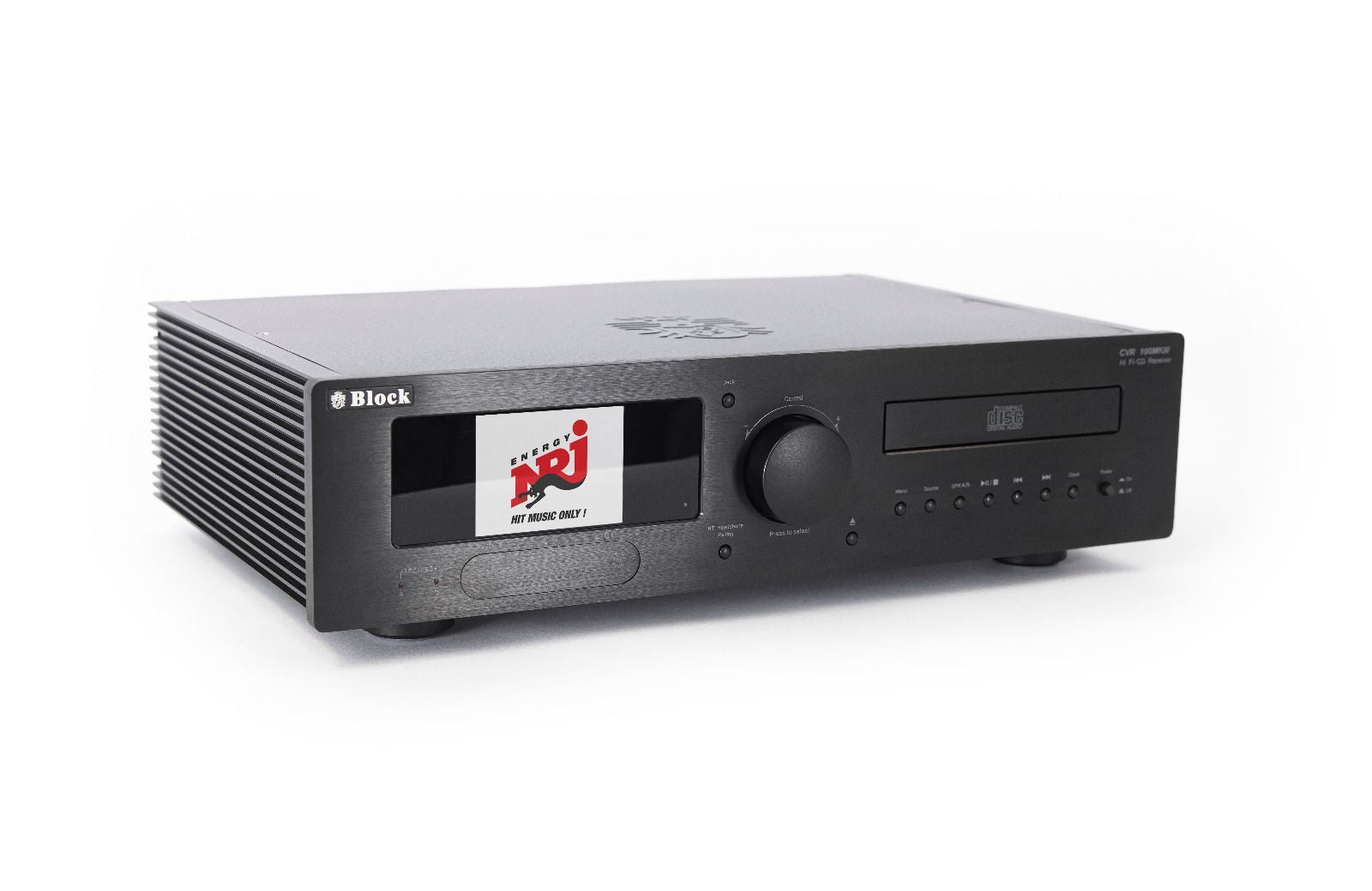 Block Audio CVR-100+ MKIII black met Cd-speler en internet radio ingebouwd