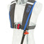 Besto Comfort fit 180N MH automatisch reddingsvest met harnas zwart/blauw