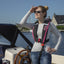 Besto Comfort fit 180N MH automatisch reddingsvest met harnas zwart/roze