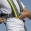 Besto Comfort fit pro 220N MH automatisch reddingsvest met harnas antraciet/geel