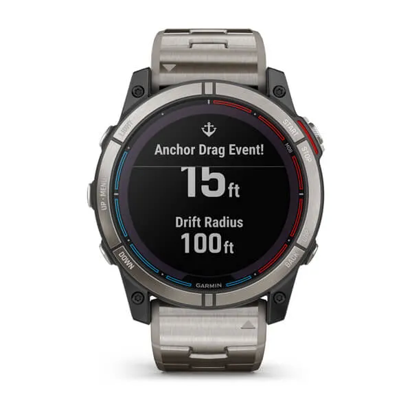 Garmin Quatix 7 Solar GPS-smartwatch voor watersport