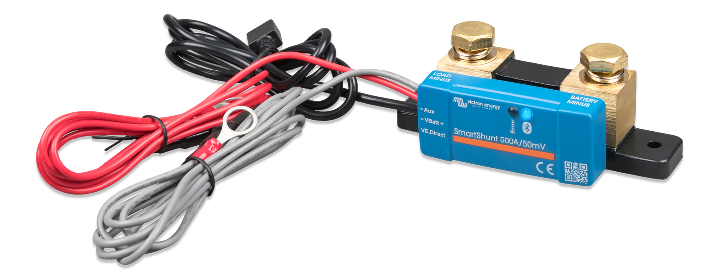 Victron SmartShunt 500A/50mV IP65 alles-in-een batterijmonitor