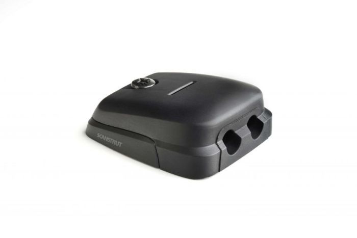 ScanStrut Dekdoorvoer horizontaal 5-6 mm voor dubbele kabel zwart