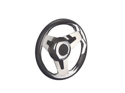 Ultraflex Loredan stuurwiel Ø 35 cm zwart/RVS
