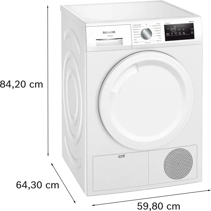 Siemens WT43N209NL Condens Droger, extra klasse model met 5 jaar garantie