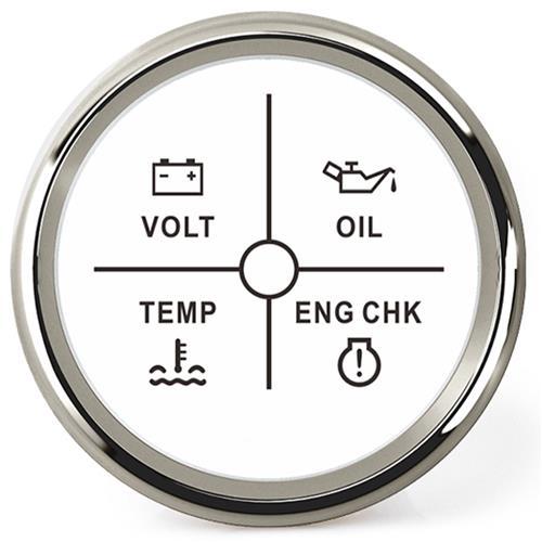 Hollex Alarminstrument 4-in-1 12/24 Volt wit