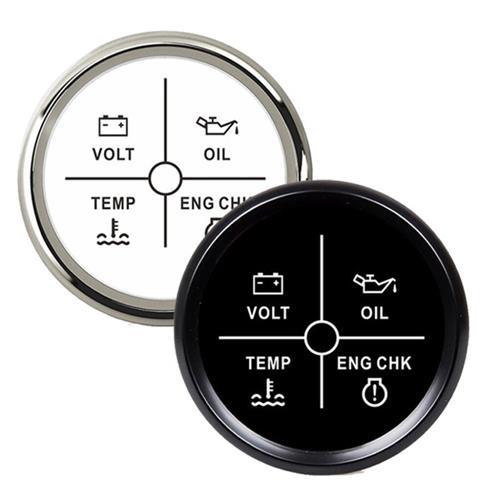 Hollex Alarminstrument 4-in-1 12/24 Volt wit