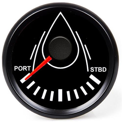 Hollex Roerstandmeter Type 1 ø52 mm inbouw 12/24 Volt 0-190 Ohm zwart (zonder tranducer)